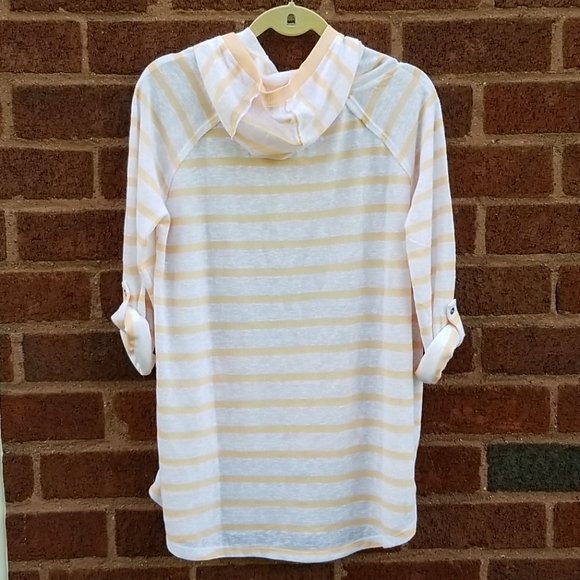 Earth Yoga Organic Sz M Hooded Tunic Sz M EUC - Picture 5 of 5